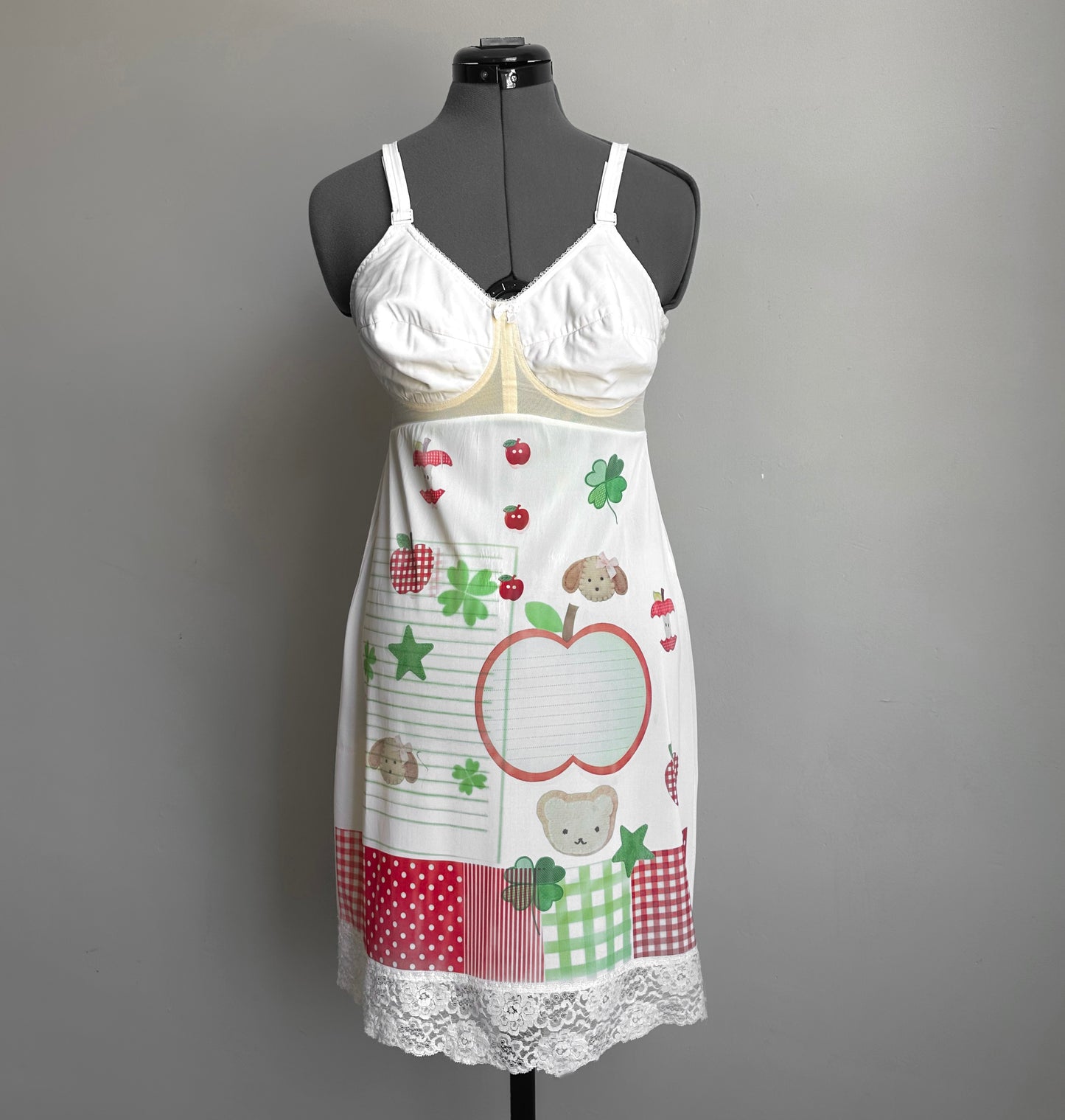 apple notepad dress (S)