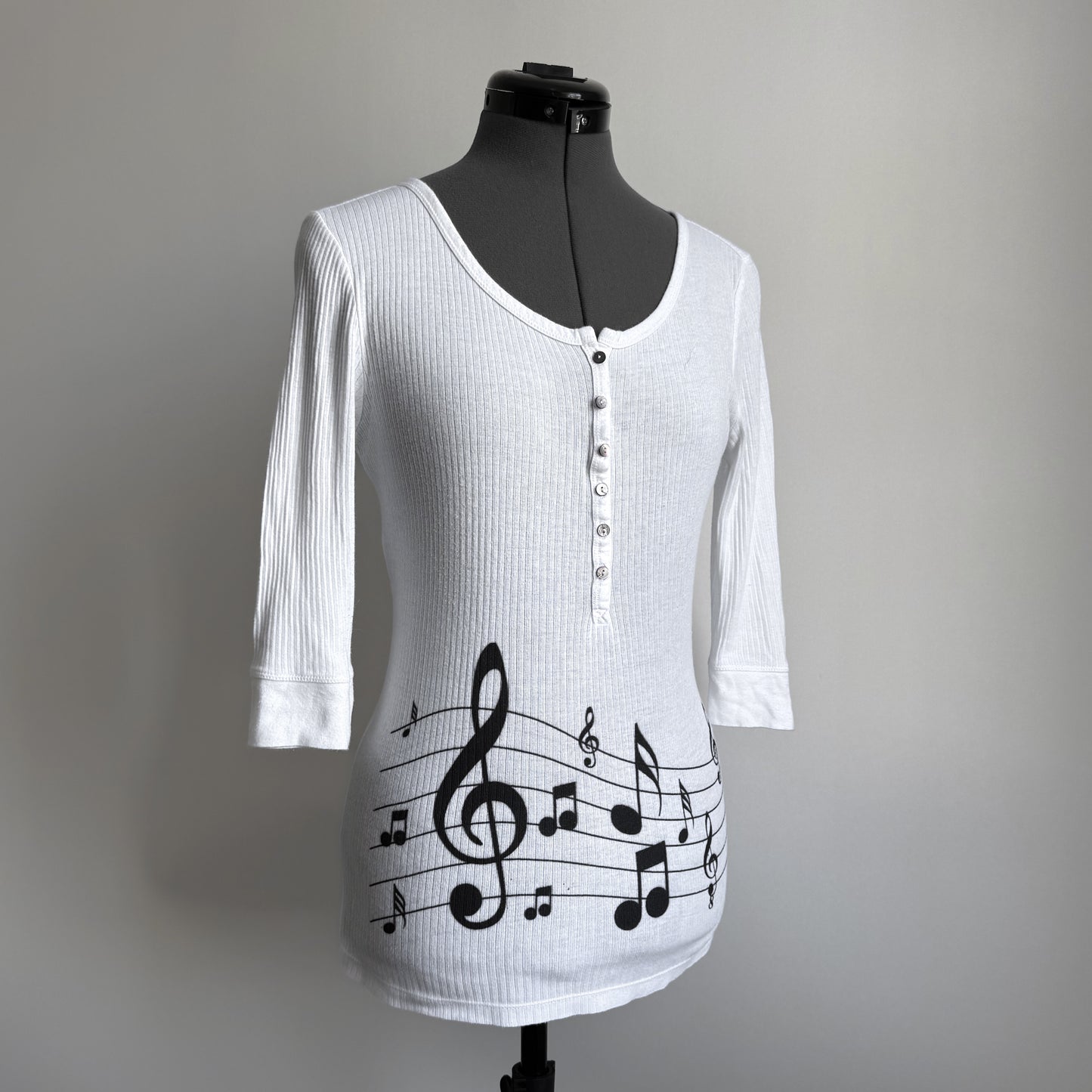 Music note blouse (M)