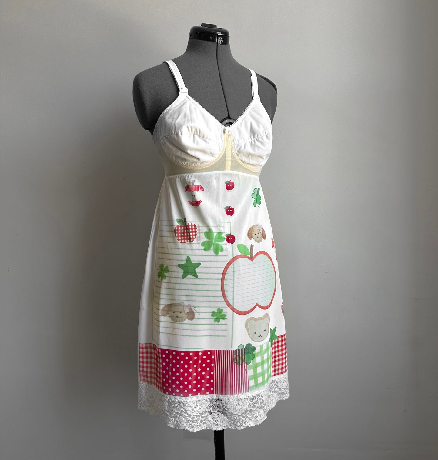 apple notepad dress (S)