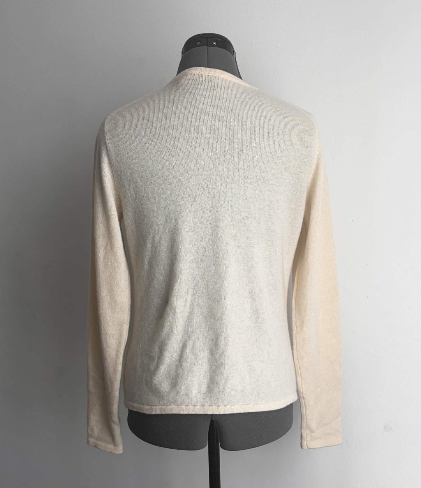 Fawn cashmere sweater (S)
