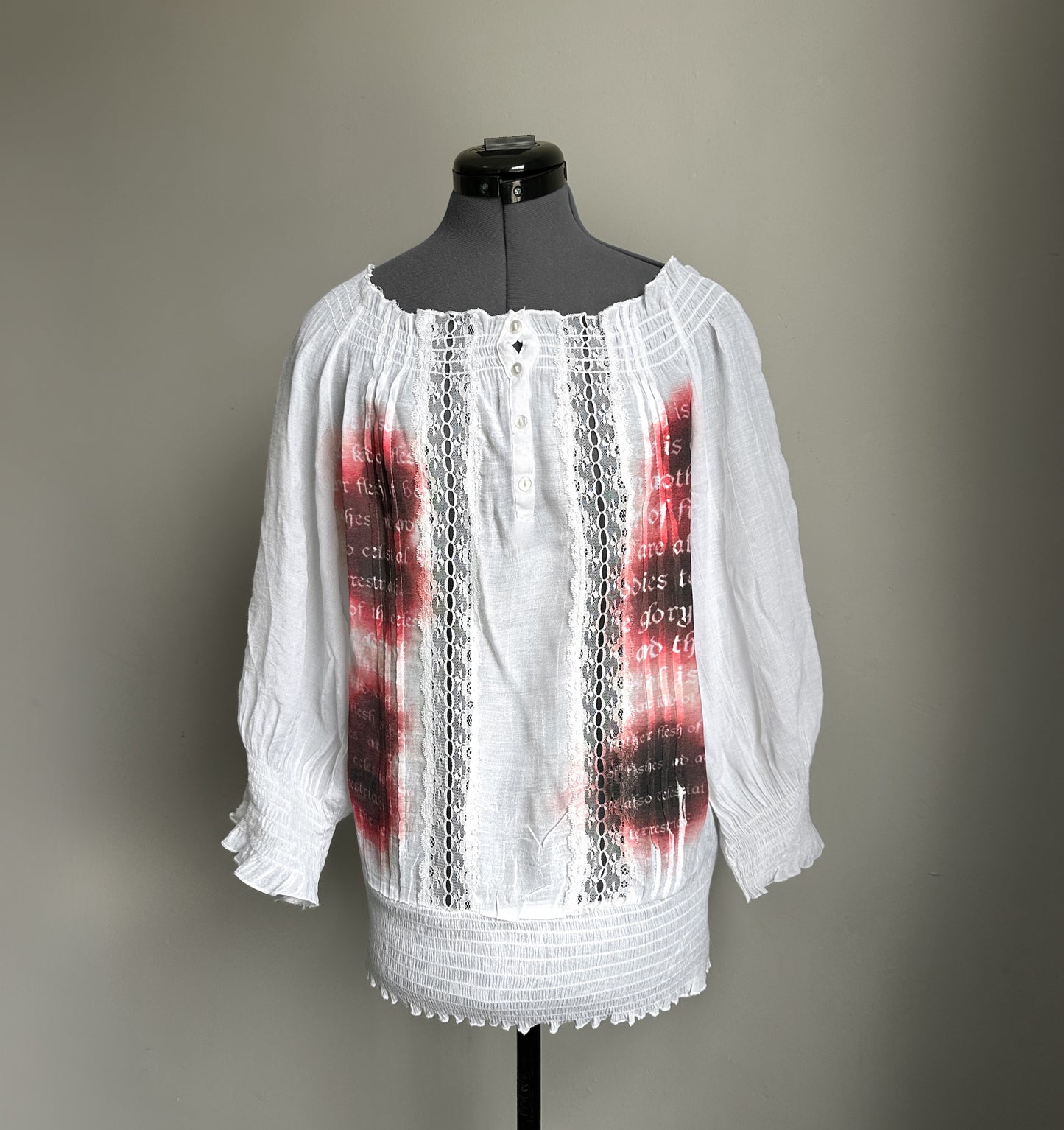 bloodshed blouse XL
