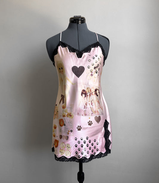 Neapolitan slip dress